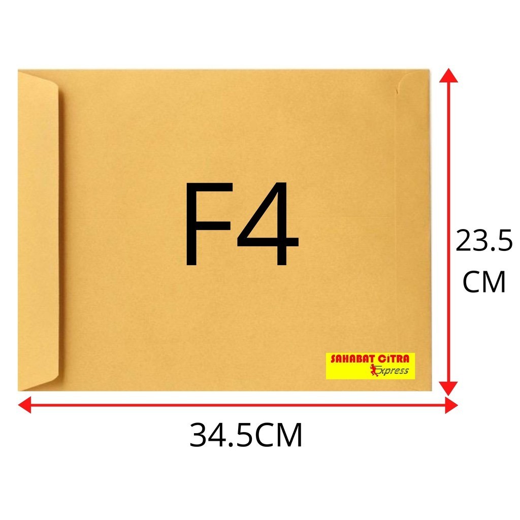 

AMPLOP COKLAT UK F4 23.5X34.5CM PACK NEURO 信封