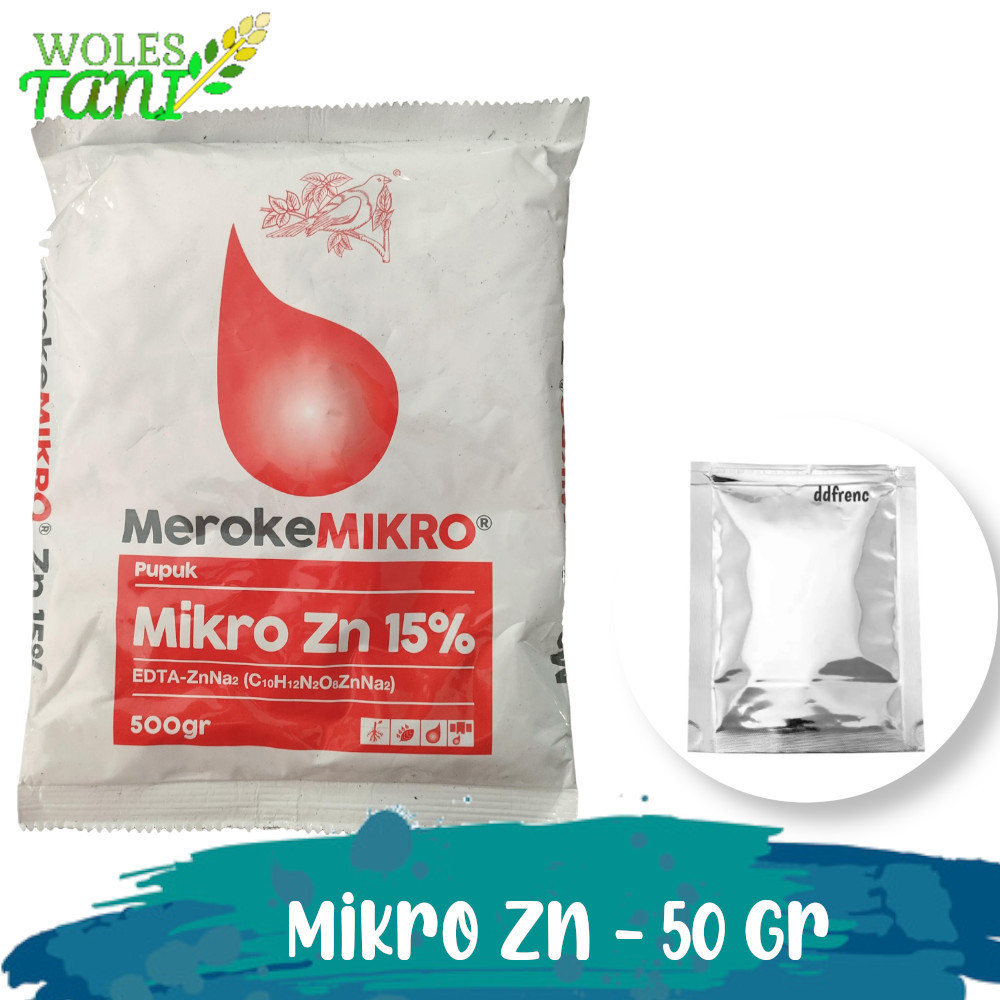 Meroke Zn EDTA 50 Gram Pupuk Mikro