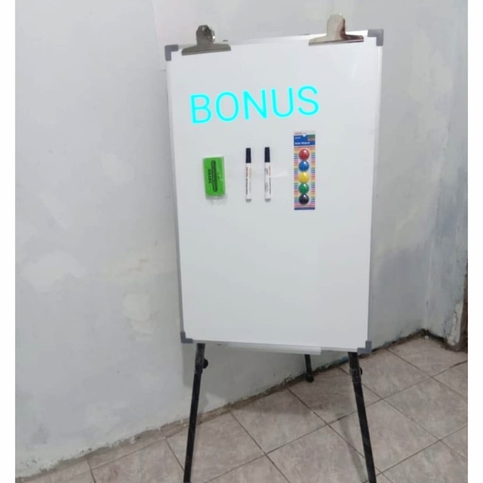 

Flipchart Magnetic Jepit Uk 60x90 Cm