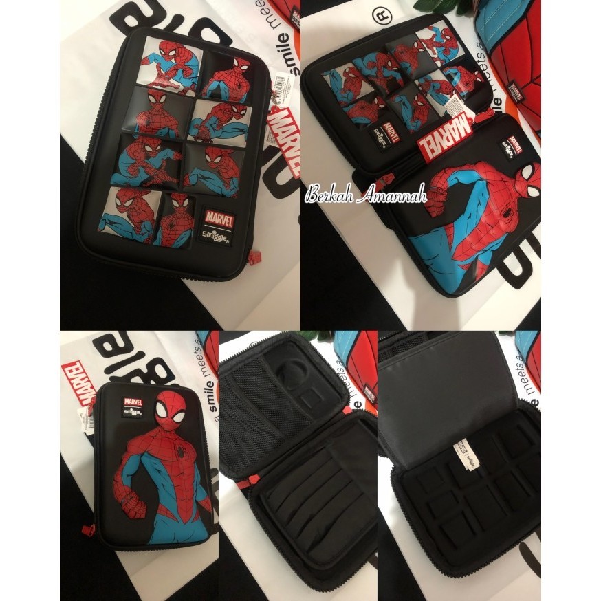 

Marvel Spider-Man Hardtop Pencil Case/tempat pensil smiggle ori