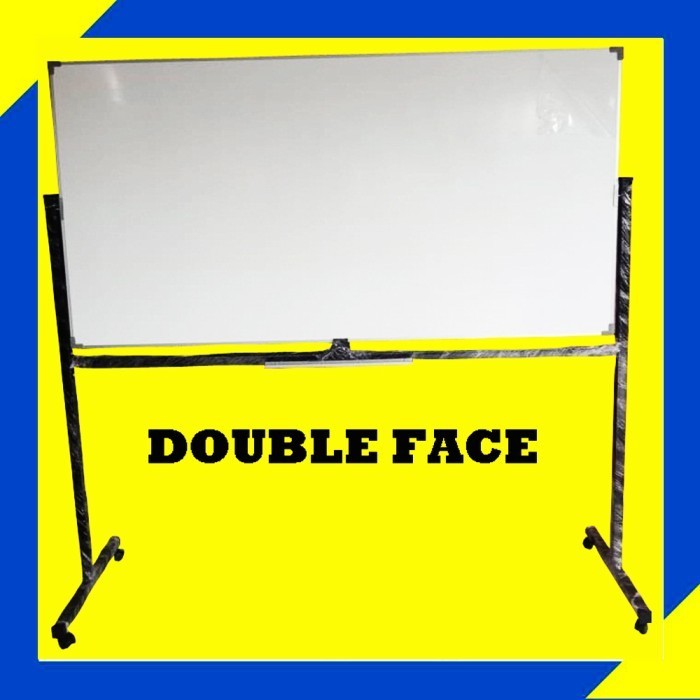 

Papan Tulis - Whiteard Magnet - Papan Tulis Standing 90 x 180