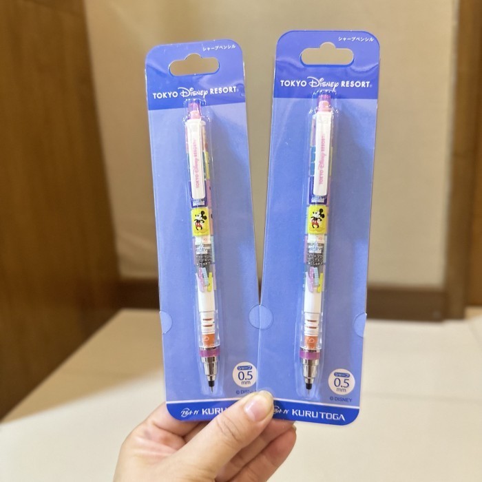 

Mechanical pencil kurutoga 0.5 mm mickey & friends tokyo resort