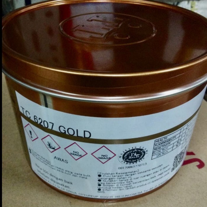 

Tinta cetak Cemani Toka TC 6207 Gold