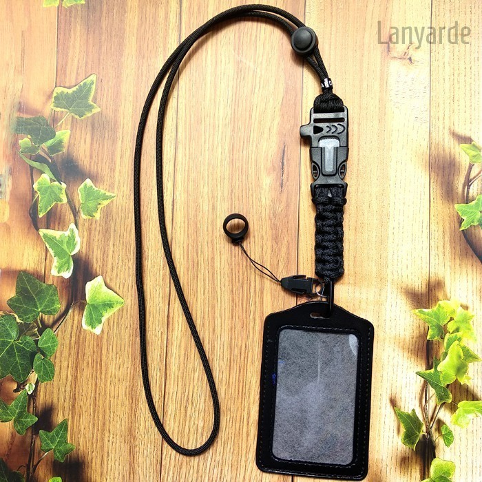 

4263 Lanyard Outdoor Tag ID d Holder Tali Leher Tempat Kartu Tali