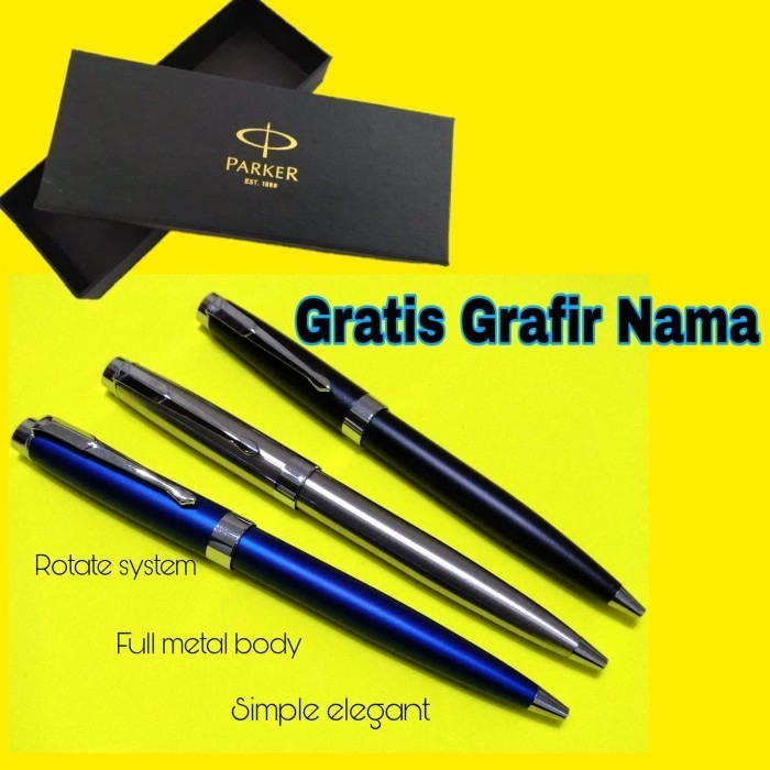 

pulpen parker matte color gratis grafir nama