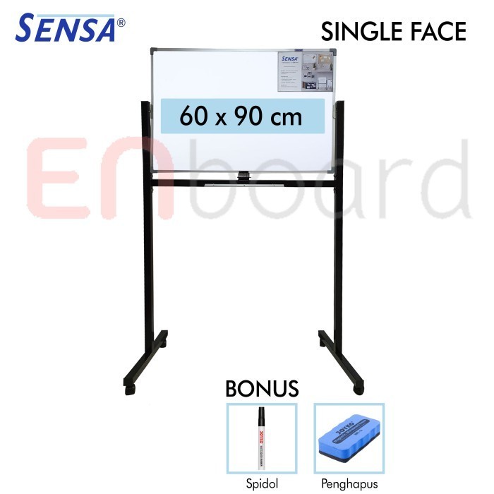 

Papan Tulis Whiteard Standing Single Face Sensa 60 x 90 cm
