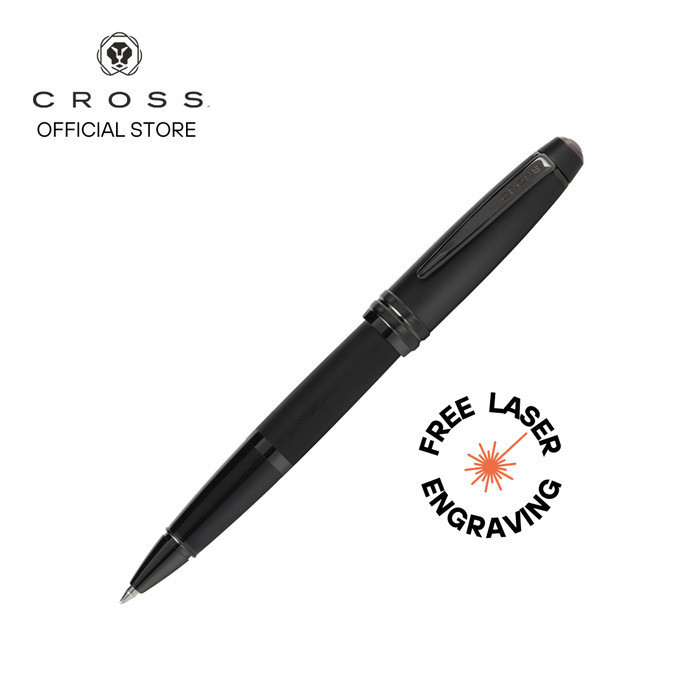 

Bailey Matte Black Lacquer Rollerball Pen AT0455-19