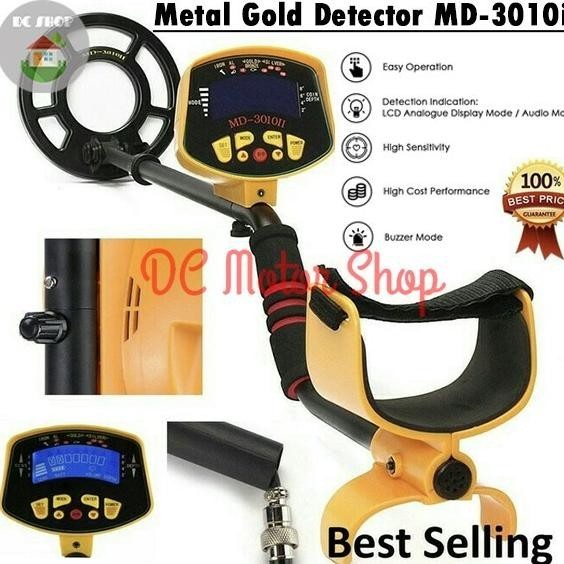 Detektor Emas Logam Gold Metal Detector Digital Md3010Ii Md3010 Ii