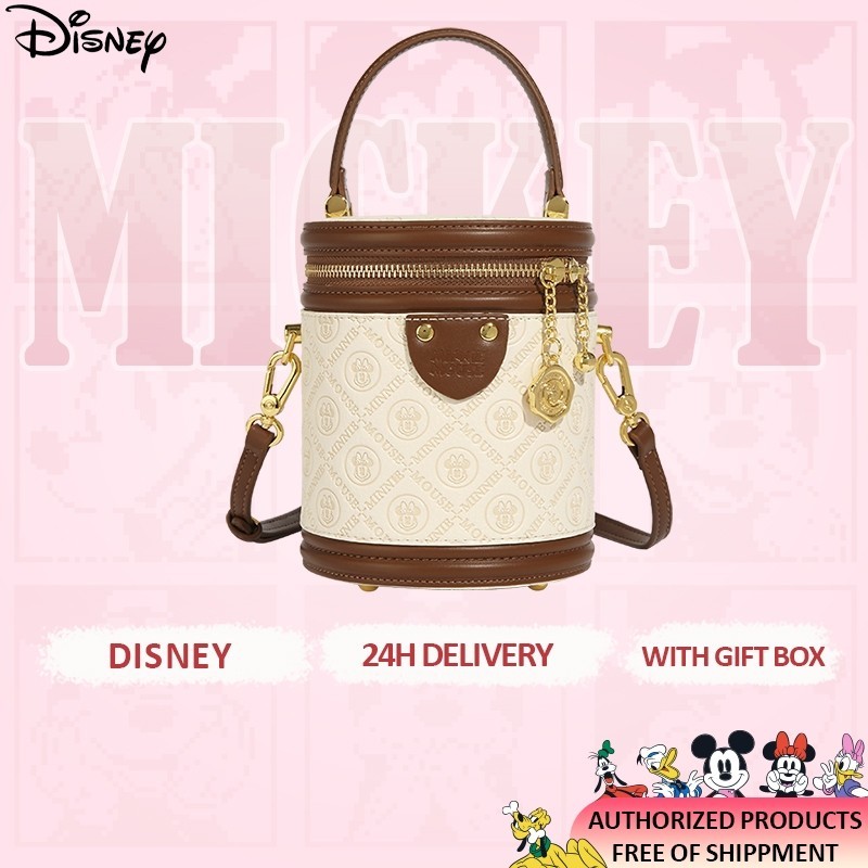 

Disney Resmi Otentik Seri Mickey Retro Modern Tas Ember Fashion Tas Bahu Ceruk Belanja Kotak Hadiah Tas Selempang BMK-71357
