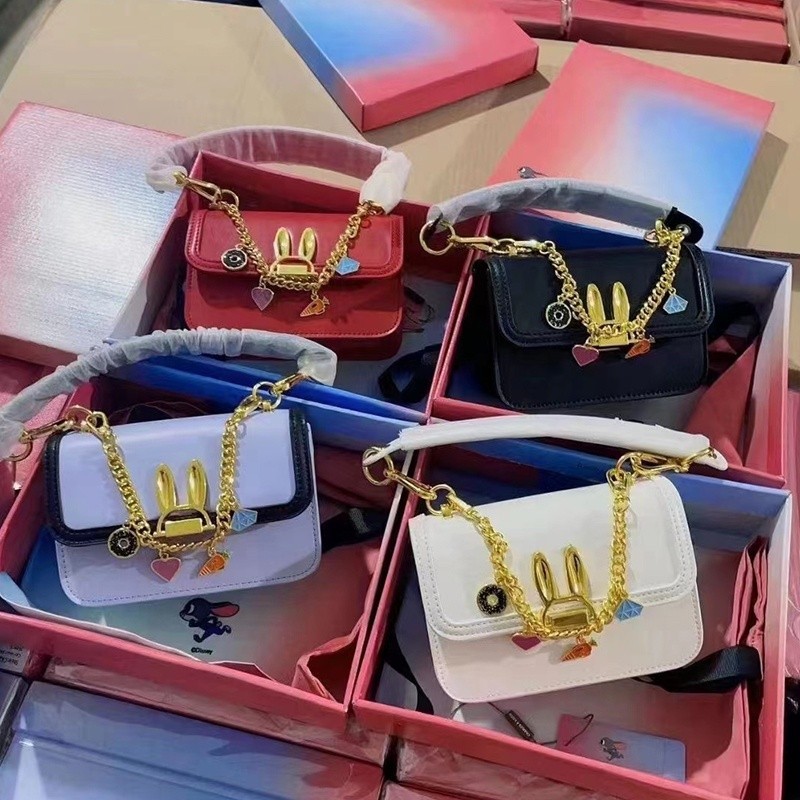 

Cnk23 Tas Bahu Portabel Wanita 50782059 Tas Rantai Bermerek Disney Co Dekorasi Telinga Kelinci dengan Kotak Hadiah