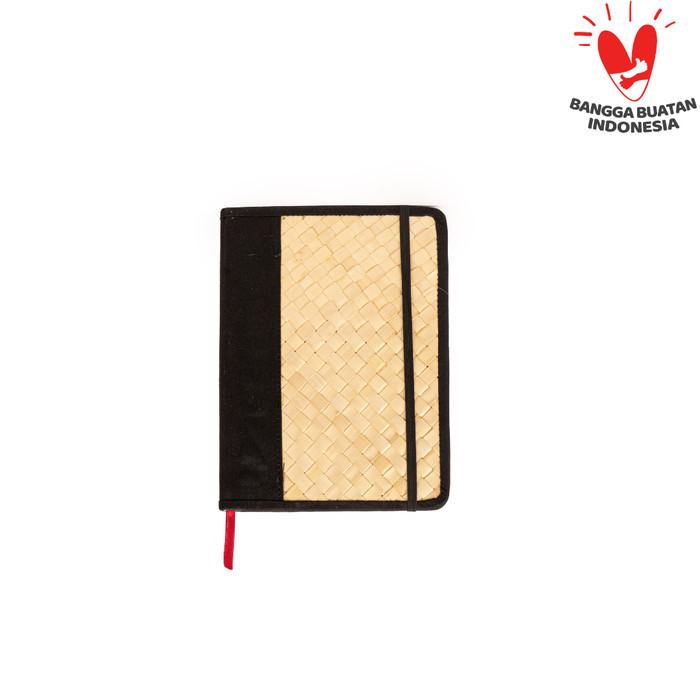 

- Noteok - Anyaman - Buana Agenda Black - Pelode Plain