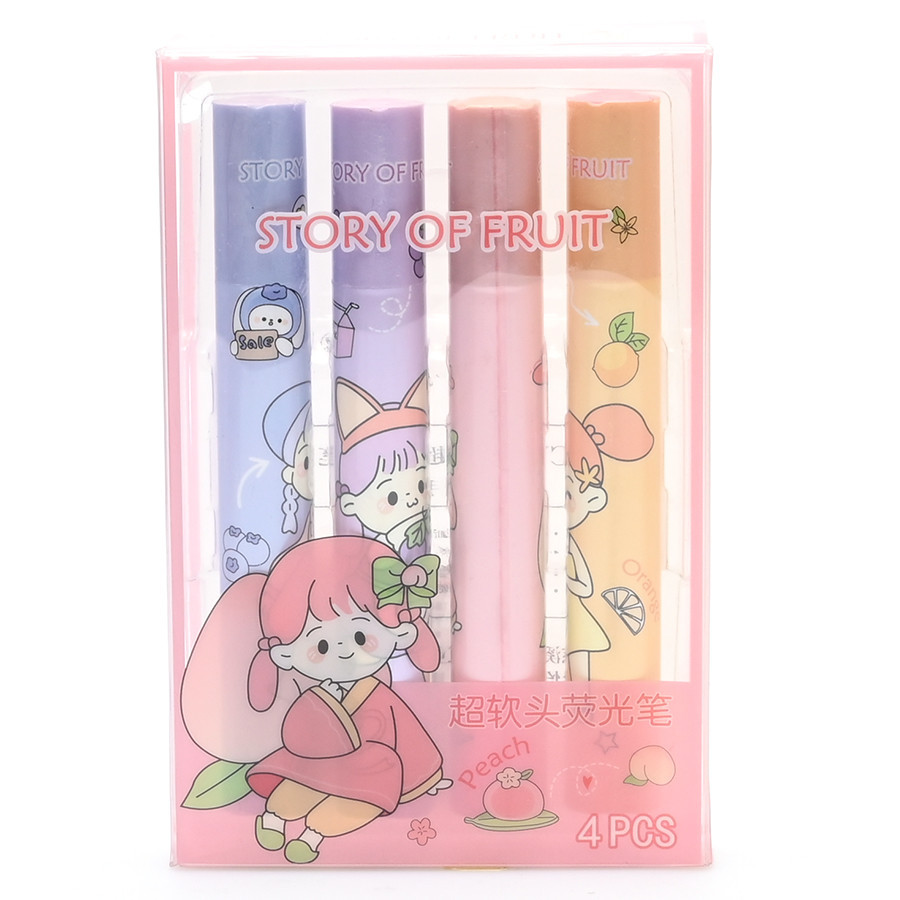 

Rambla - Bunny & Klin Highlighter Story Of Fruit Isi 4 Pcs