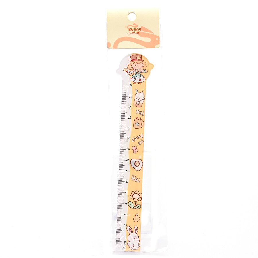 

Rambla - Bunny & Klin Penggaris Ruler Model Cute Girl