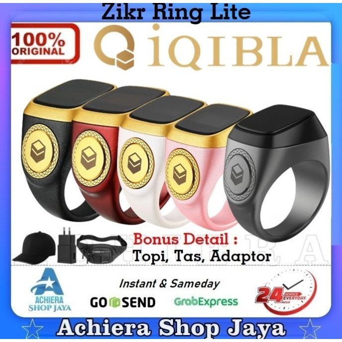IQIBLA Zikr Ring Lite Smart Ring Tasbeh Digital Zikir Ring Lite .