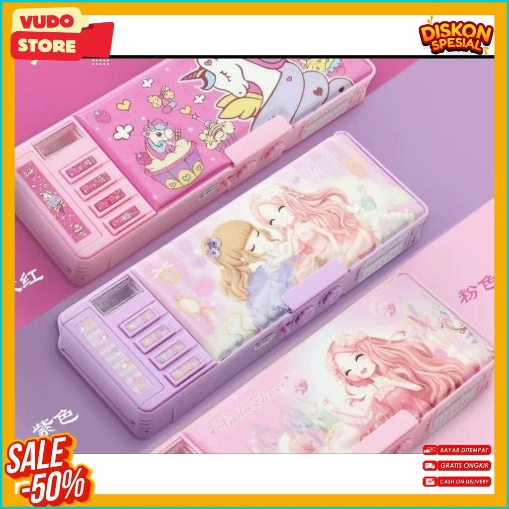 

Kotak Pensil Anak Laki Laki Kode Sandi Pencil Case Tempat Pensil Transformer Password (Murmer)