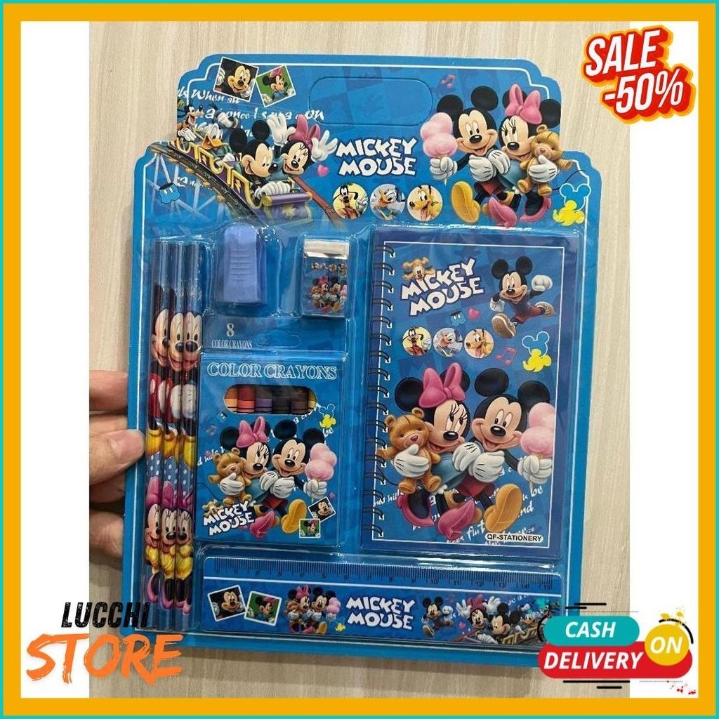 

Pensil Set Lengkap Alat Tulis Perlengkapan Sekolah Anak Kado Anak Hadiah Anak Hampers Ulang Tahun AnakSouvernirAnak (6.6)