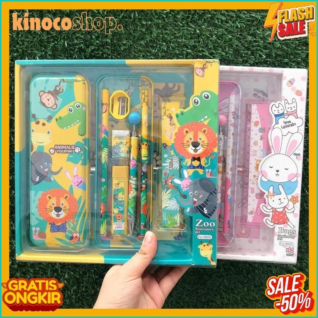 

Fygaleryjakarta 2010 Stationary Set Kotak Pensil Anak Set 7In1 Stationery Alat Tulis Kotak Pensil Karakter (6.6)