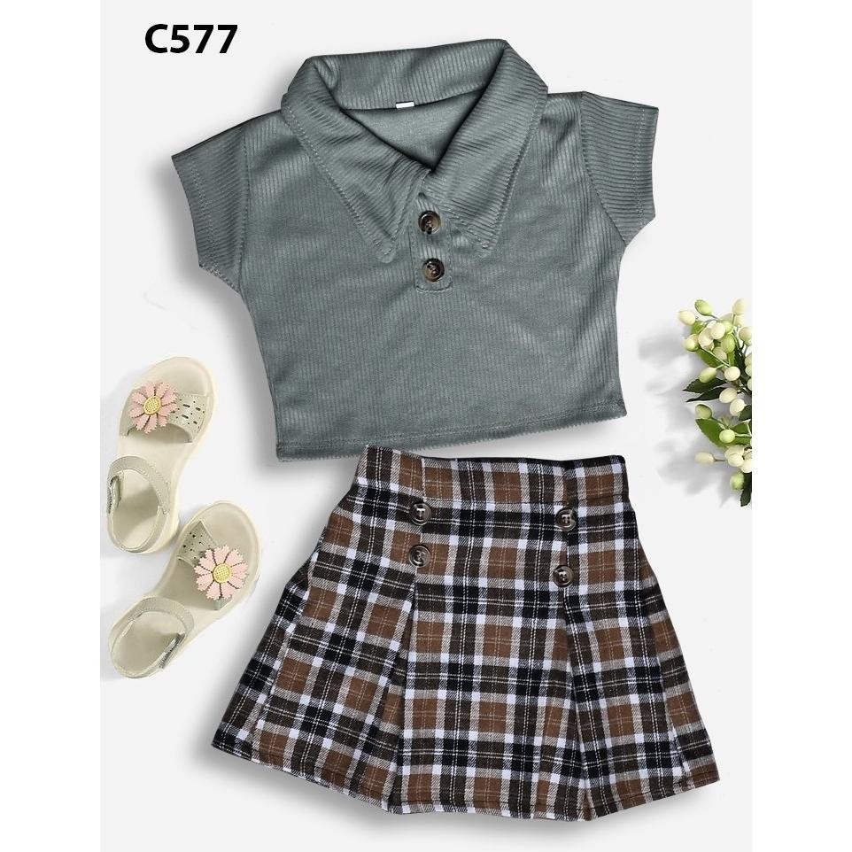 Premium D4 Setelan Anak Thalita  C577 Smlxl Gratis Ongkir