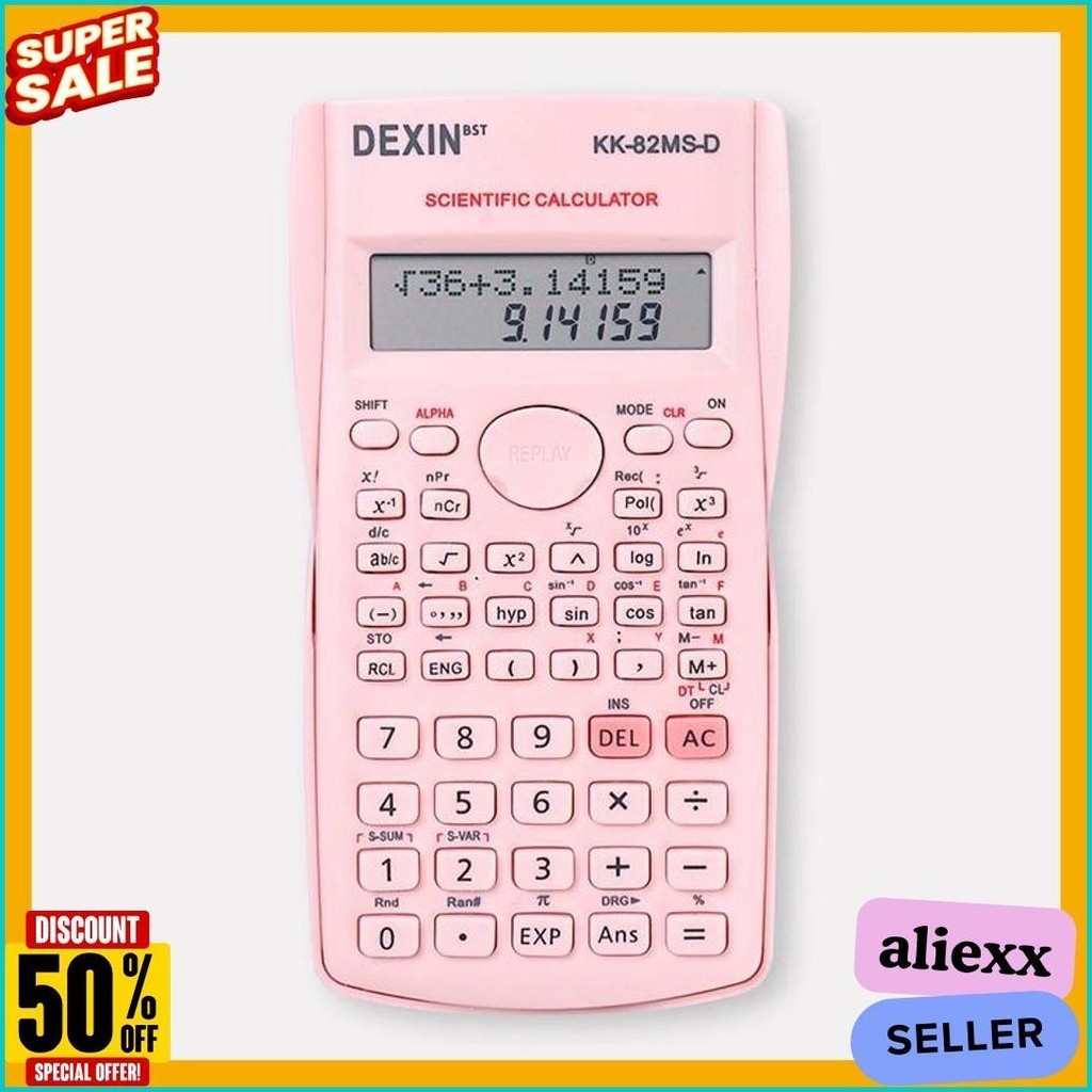 

Dexin Kk-82Ms-A Scientific Calculator - Kalkulator Alat Hitung Jl7 (6.6)