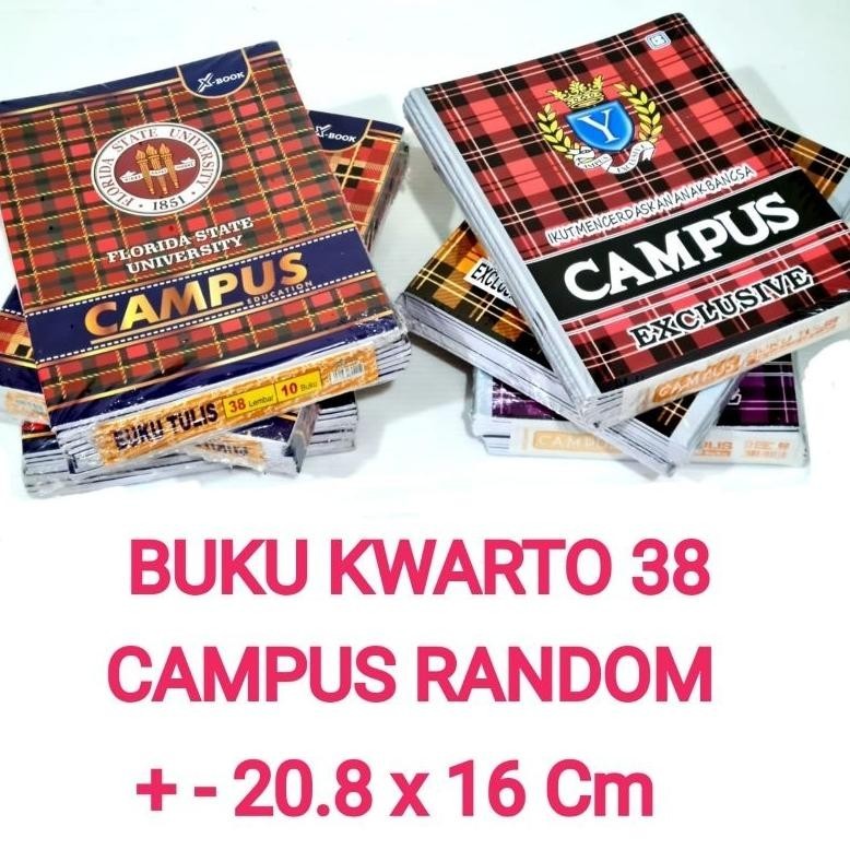 

Murah Buku Tulis 38 Lembar Isi 10 Buku Random Campus Sale