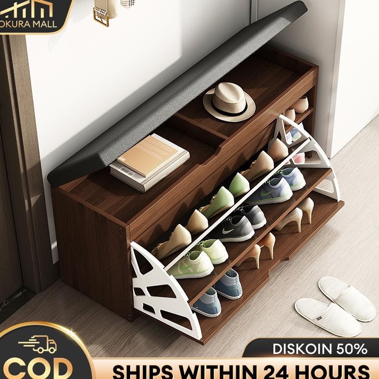 Rak Sepatu Duduk Rak Sepatu Susun Rak Sepatu Sofa Lemari Sepatu Kayu Minimalis Lemari Sepatu Dengan 