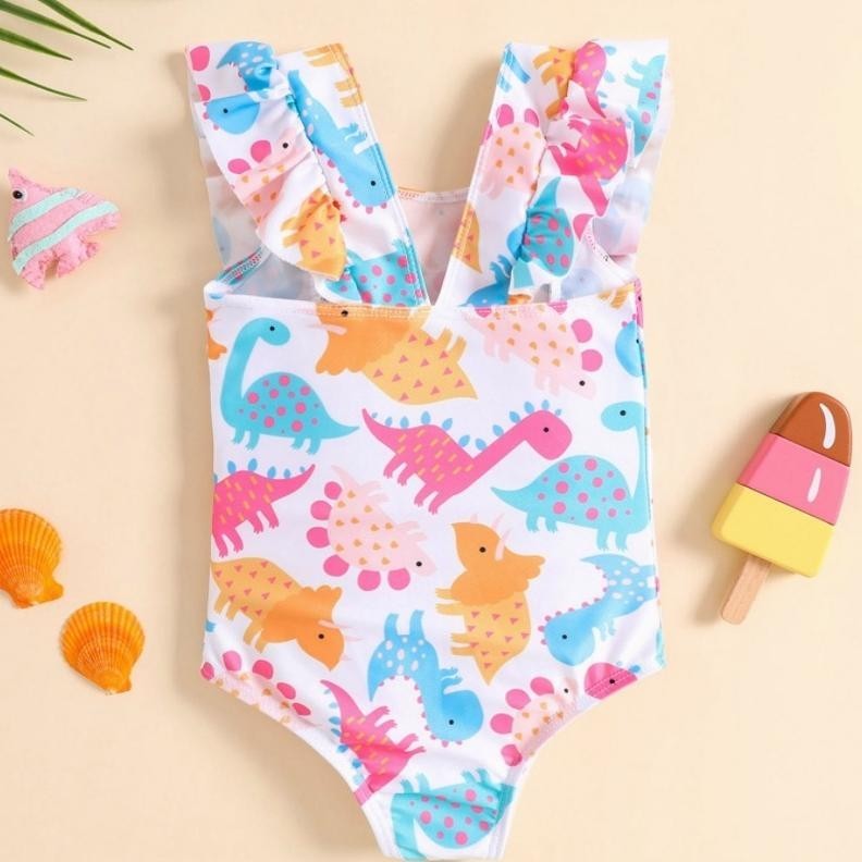 tg-342 baju renang anak perempuan baju renang anak Flamingo baju renang anak lucu pola semangka baju