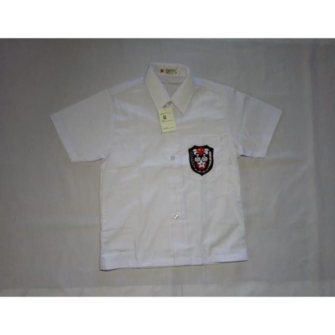 promooo seragam sekolah davis hem putih sd