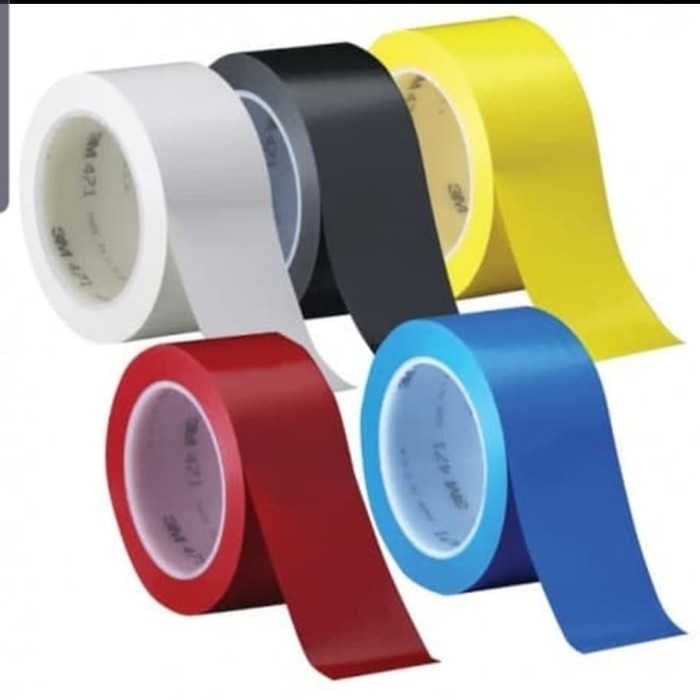 

Lackban lantai 3M floor marking tape 471 USA 2"33m