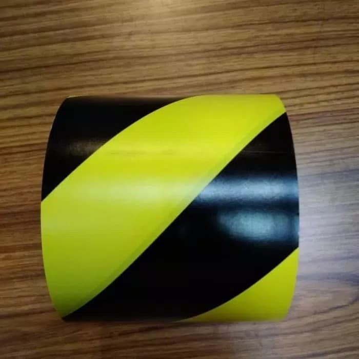 

3m Ploor Marking Tape 766 Yellow-Blcak Ukuran 3"inchi x 33m Lakban 3M