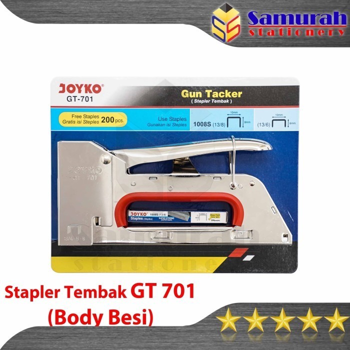 

Mesin Stapler Tembak GT-701 dy Besi Metal / Tacker GT 701