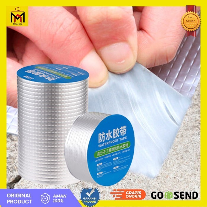 

Lakban Perekat Super Anti cor Tahan Panas Aluminium Foil 20Cm x 5M