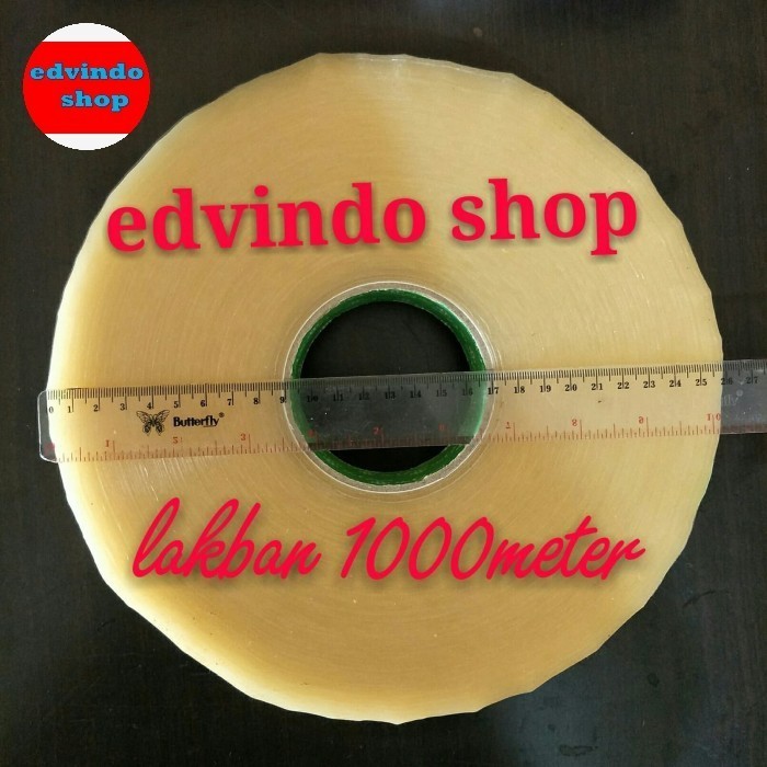 

Lakban Bening Super 48mm X 1000meter 9g, 2 inchi x 1 Kilometer