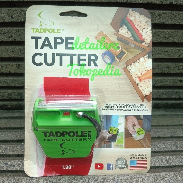 

TadPole Tad Pole Tape Cutter Lakban Cutter Pemotong Isolasi USA.