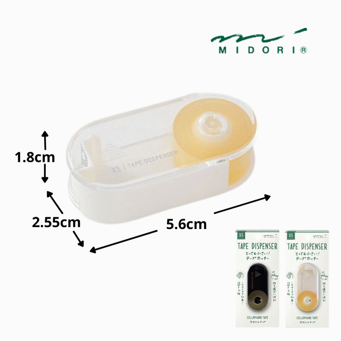 

Midori XS Tape Dispenser Cellotape Tempat Solatip Extra Small
