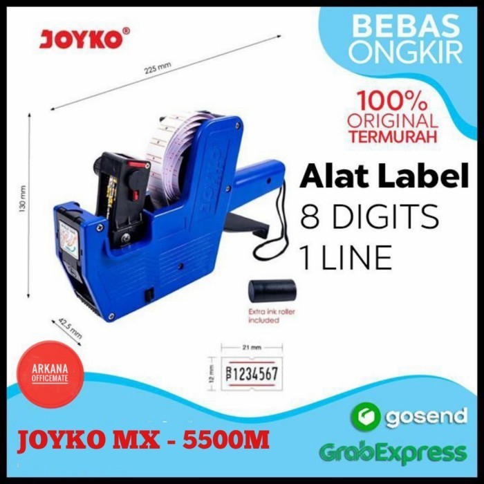 

Alat Label MX - 5500M 8 Digits