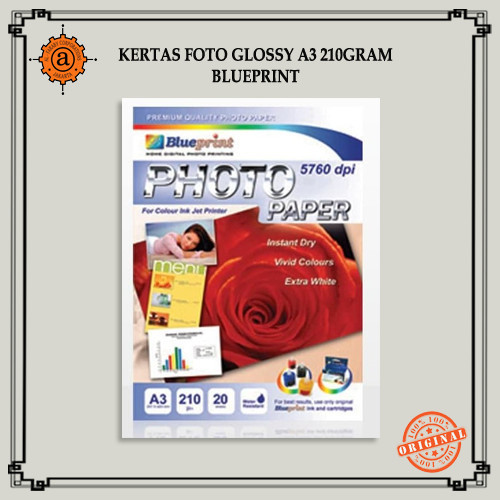 

Kertas Foto Glossy A3 210gram