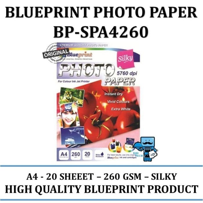 

Silky Photo Paper BP-SPA4260 - Quality
