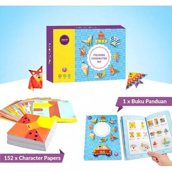 

folding character m7 origami