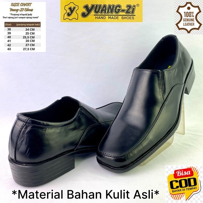 Sepatu Kulit Pantofel Pria Sepatu Kerja Kulit Sepatu Formal Kulit Pria
