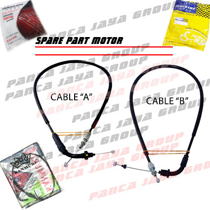 KABEL-TALI-GAS A-B ATAS BAWAH HONDA CB -150X CB150 X CB 150 X 150X CB150X NEW FI