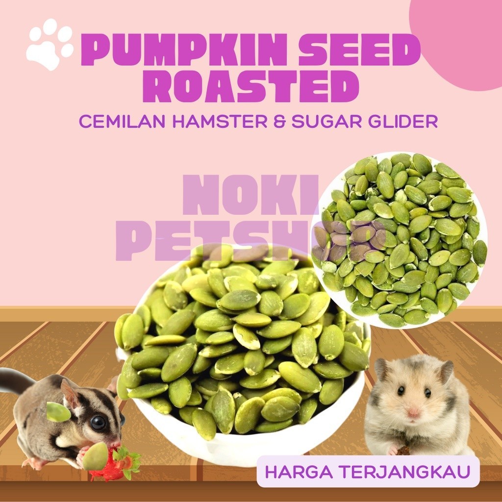 [GROSIR] BIJI LABU PUMPKIN SEED 10GRAM SNACK HAMSTER PUMPKIN SEED HEALTHY SNACK HAMSTER MAKANAN HAMS