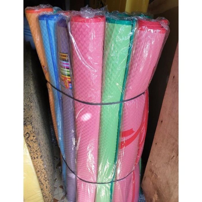 Tikar Karpet Gulung Lipat Piknik Plastik Anti Air Lantai Jumbo Tebal