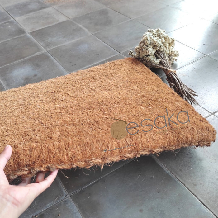 Keset Dekorasi Sabut Kelapa Anyam Handmade