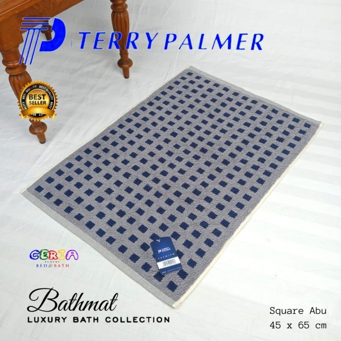 Keset Kamar Mandi Handuk Hotel Terry Palmer Putih Polos Uk.45X70