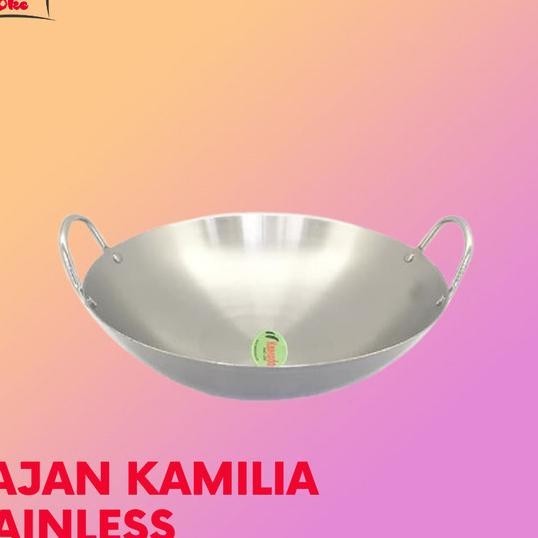 Wajan Kalia Stainless 30 Cm Koo / Kuali