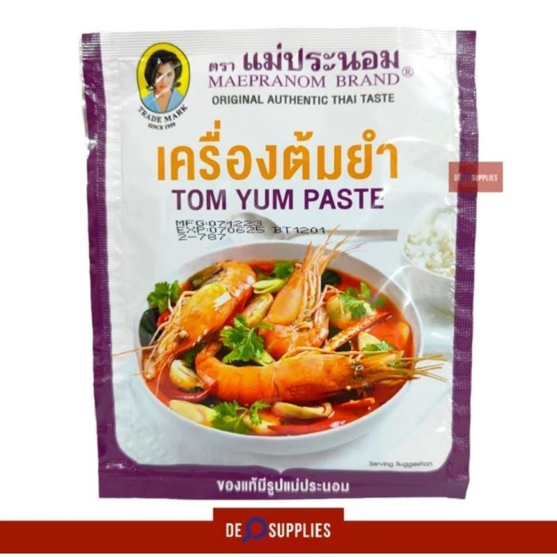 

Maepranom Tomyum Paste 50gr - Bumbu Tom Yum Tomyam Thailand 3-4 Porsi