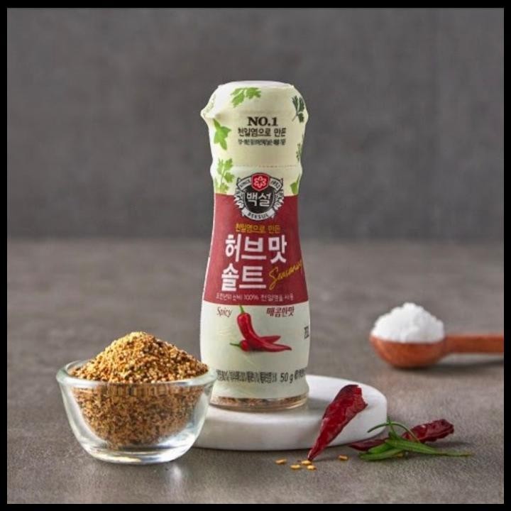

Cj Beksul Seasoning Herb Salt Spicy 50 Gram