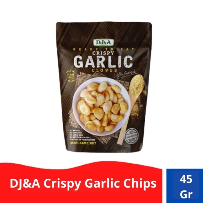 

SALE DJ&A Crispy Garlic Cloves/ Kripik bawang putih 45gr