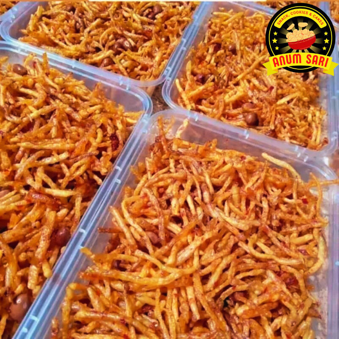 

SPECIAL Kering Kentang Mustofa / Stik Kentang Teri Kacang Lauk - Anum Sari