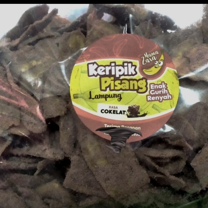 

TERJAMIN kripik pisang Lampung rasa cokelat ,berat 1 kg